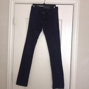 ZARA BASICS PURPLE SKINNY JEANS